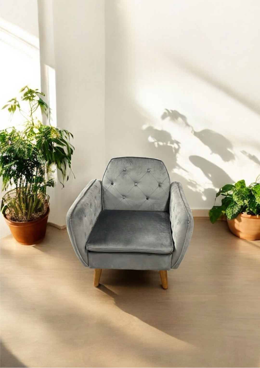 Fauteuil Gris ( Neuf )