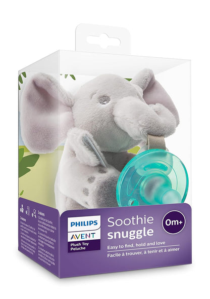 Philips Avent - Suce pour bébé Peluche éléphant 0 à 3 mois