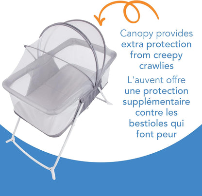 Bassinet pour bébé avec protection extérieur