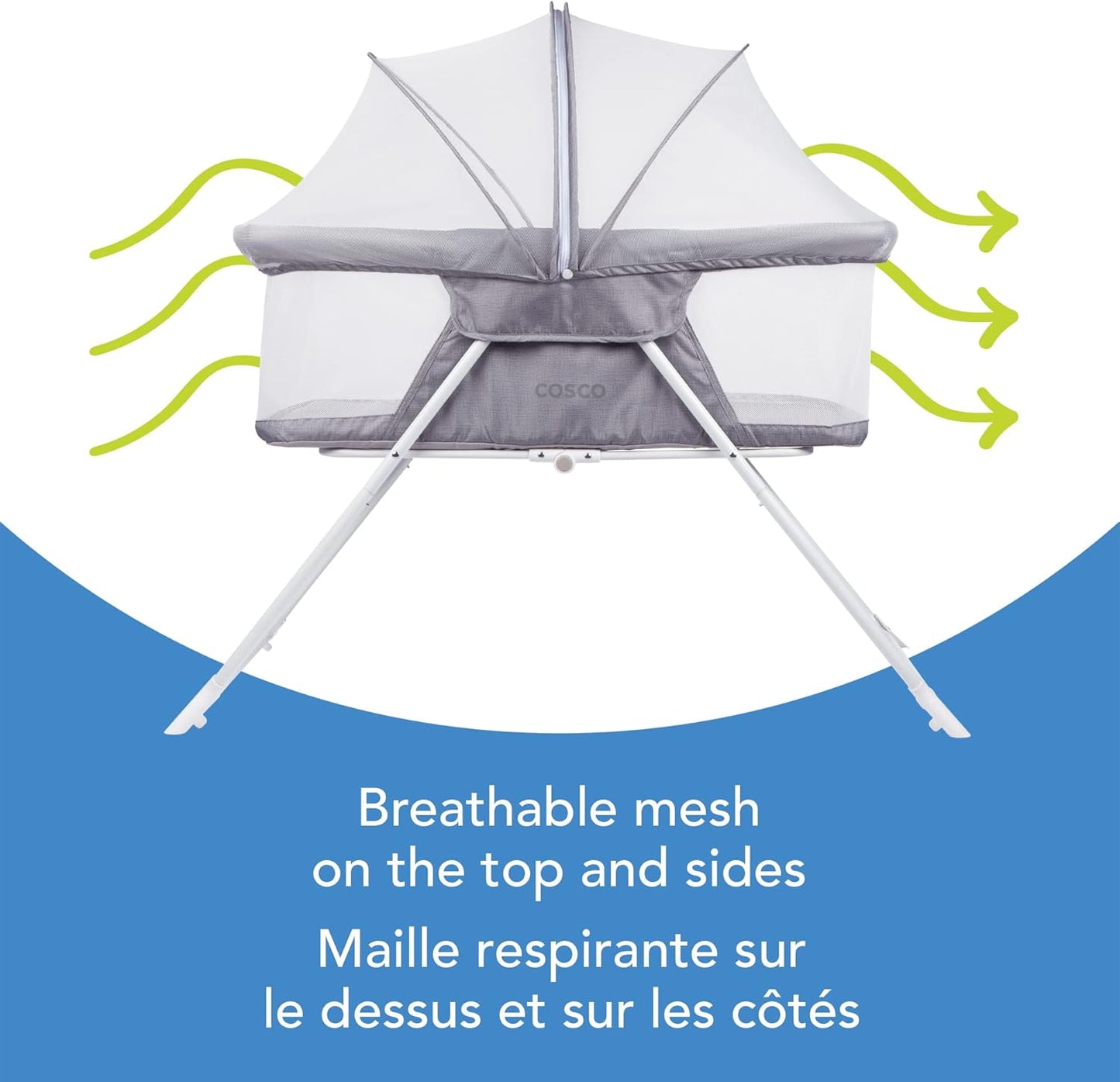 Bassinet pour bébé avec protection extérieur