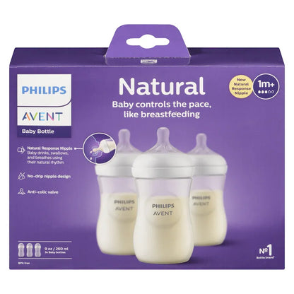 Biberons naturel Philips Avent avec tétine pour bébé