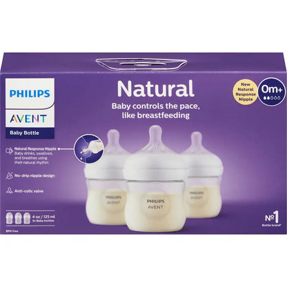Biberons naturel Philips Avent avec tétine pour bébé