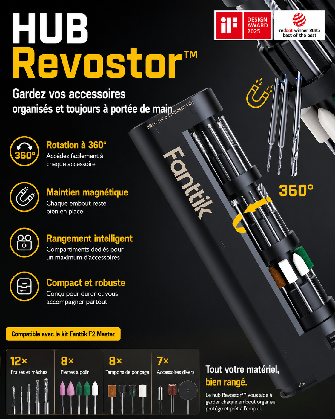 Mini kit de stylo de gravure d'outils rotatifs sans fil