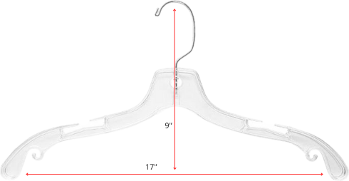 Cintre Transparent Professionnel – Crochet Métal Pivotant