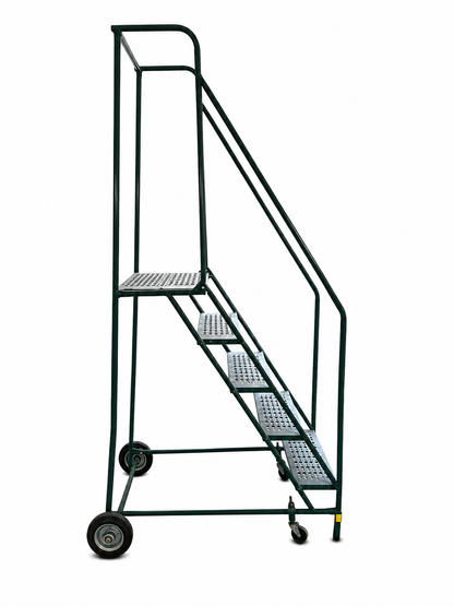 Escabeau Mobile Industriel en Acier – 5 Marches