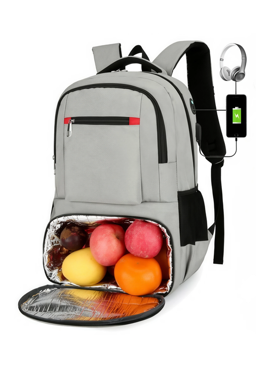 Sac à dos avec compartiment thermique pour boite a lunch