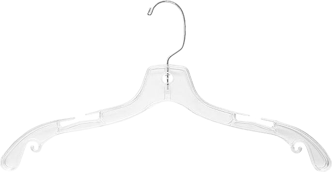 Cintre Transparent Professionnel – Crochet Métal Pivotant