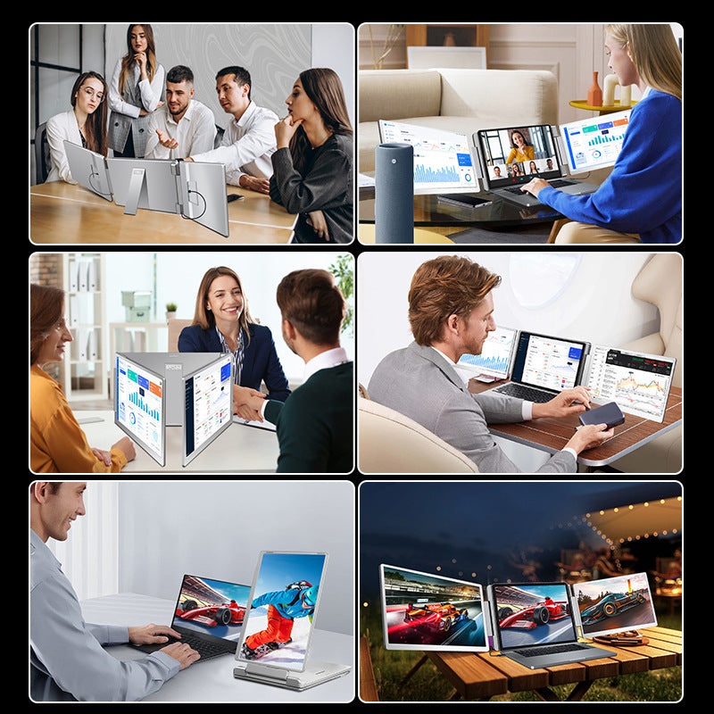 Écran pour ordinateur à double ligne portable | DualView