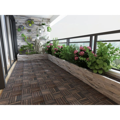 Carreaux de terrasse interbuild en bois 12 "x 12" x 0,5