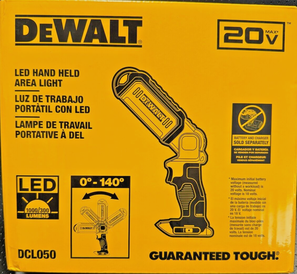 DEWALT 20V MAX MAX Lampe de poche à DEL sans fil