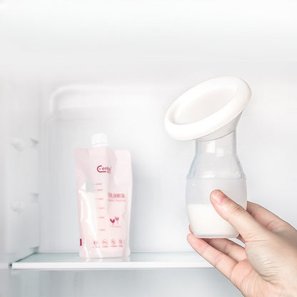 Tire-lait manuel en silicone transparent 100 ml
